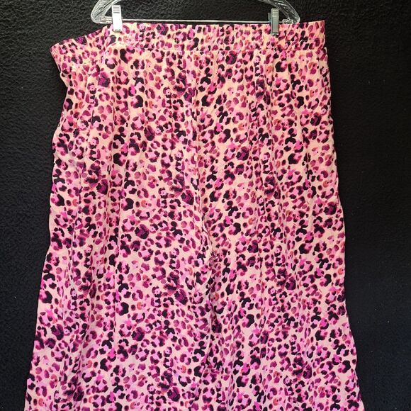 Torrid Womens Pants Multi-Color Size 2R 100% Rayon Stretch Pull On Wide Leg - Picture 5 of 12